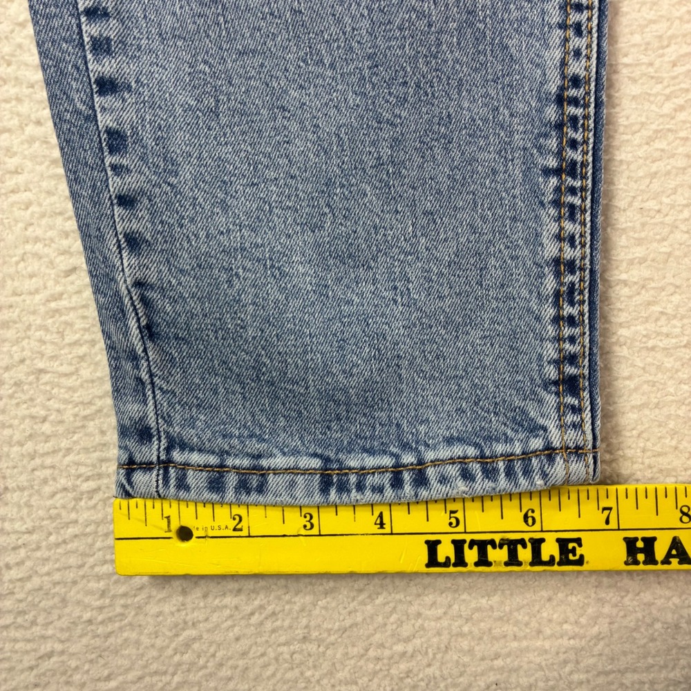 Levi 531 Athletic Slim Jeans Mens 36x34 Blue Distressed Stretch Streetwear Denim - Picture 7 of 7